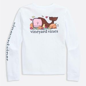 Vineyard Vines Whale Cornucopia Long Sleeve Pocket Tee T-Shirt